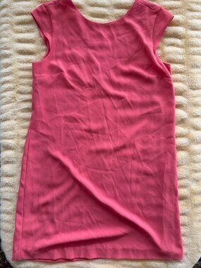 Tristen Coral Shift Dress Medium Lace Detail Sleeveless Elegant